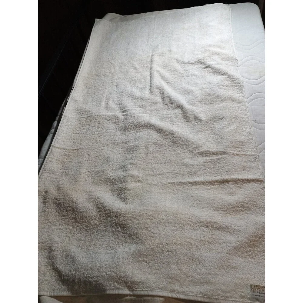 Utica Fine Arts Vintage Floral Bath Towel J.P. Stevens 46 X 25 Mol Irises